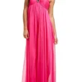 Возьмите Платье Aidan Mattox PinkGown Yeweled Neck Размер 42 напрокат (Фото 1) в Москве