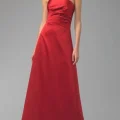 Возьмите Платье Aidan Mattox Red satin evening gown Размер 42 напрокат (Фото 3) в Москве