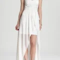 Возьмите Платье Aidan Mattox White/Black  High-low Dress SQ Размеры 40, 44 напрокат (Фото 4) в Москве