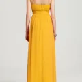 Возьмите Платье Aidan Mattox Yellow Shiffon Dress Размеры 40, 42 напрокат (Фото 1) в Москве