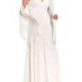 Возьмите Платье Alex Evenings Ivory dress drape front Размер 46 напрокат (Фото 2) в Москве