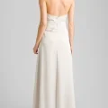 Возьмите Платье BCBGMAXAZRIA Ivory Satin Long Gown Размер 42 напрокат (Фото 3) в Москве