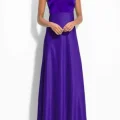 Возьмите Платье Calvin Klein Purple Full Lieght Dress Satin Размер 44 напрокат (Фото 2) в Москве