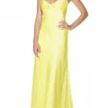 Возьмите Платье Calvin Klein Turcose/Green/Dark Green/Yellow/Shampagne    Long Formal Dress Размер 42 напрокат (Фото 5) в Москве