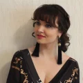 Возьмите Чёрные длинные серьги кисти напрокат (Фото 3) в Москве