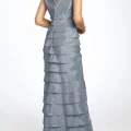 Возьмите Платье Davids Bridal Grey Dress Tiered Размер 44 напрокат (Фото 2) в Москве