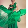 Возьмите Платье Jovani Green Sweatheard Dress Размер 42 напрокат (Фото 2) в Москве