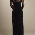 Возьмите Платье Js boutique Black Dress Velour Gown Размеры 44, 46, 48 напрокат (Фото 1) в Москве