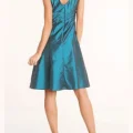 Возьмите Платье Js boutique Blue Taffeta Dress Размер 46 напрокат (Фото 2) в Москве