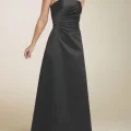Возьмите Платье Js boutique Grafit satin evening gown Размер 42 напрокат (Фото 1) в Москве