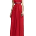 Возьмите Платье Js boutique Red Gown Halter Размер 46 напрокат (Фото 2) в Москве