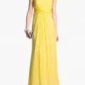 Возьмите Платье Js boutique Yellow Ruffled Gown Размер 46 напрокат (Фото 1) в Москве