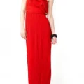 Возьмите Платье Js Collections Red Pleated Gown Р Размер 42 напрокат (Фото 2) в Москве