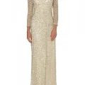 Возьмите Платье Js Collections Shampagne Gown Размер 48 напрокат (Фото 3) в Москве