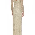 Возьмите Платье Js Collections Shampagne Gown Размер 48 напрокат (Фото 2) в Москве