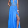 Возьмите Платье La femme Sky Blue Chiffon Dress Размер 44 напрокат (Фото 2) в Москве
