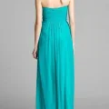 Возьмите Платье Laundry by Shelli Segal Teal Strapless Long Gown Размер 44 напрокат (Фото 2) в Москве