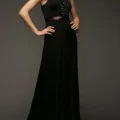 Возьмите Платье Marc Bouwer Black Drape Rhinstone Gown Размер 40 напрокат (Фото 4) в Москве