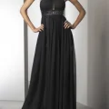 Возьмите Платье Marc Bouwer Black Drape Rhinstone Gown Размер 40 напрокат (Фото 3) в Москве