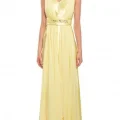 Возьмите Платье Marc Bouwer Pale Lime Silk Gown Размер 40 напрокат (Фото 2) в Москве
