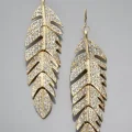 Возьмите Серьги LOLA Gold/Silver  plume Earrings напрокат (Фото 1) в Москве