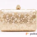 Возьмите Клатч Jessica McClintock Beige mini clutch напрокат (Фото 1) в Москве