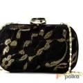 Возьмите Клатч Jessica McClintock Gold black lace clutch напрокат (Фото 1) в Москве