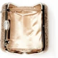 Возьмите Клатч Jessica McClintock Metallik clutch pewter/platinum	 напрокат (Фото 4) в Москве