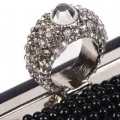 Возьмите Клатч Scarleton Beige/Black/Pearl   Gatsby Clutch напрокат (Фото 7) в Москве