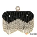 Возьмите Клатч Scarleton Black/Shampagne  Fringle Gatsby Clutch напрокат (Фото 1) в Москве