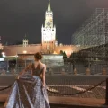 Возьмите Нежное бело-голубое платье в пол напрокат (Фото 5) в Москве
