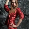 Возьмите Костюм для фотосессии: Красный комплект в стиле Диско. Размеры 44, 46, 48 напрокат (Фото 3) в Москве