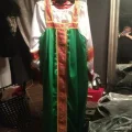 Возьмите Костюм для фотосессии: Русский Народный костюм красный (сарафан+рубаха+кокошник) Несколько вариантов. Размеры  40-52р напрокат (Фото 6) в Москве