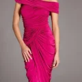 Возьмите Платье Tadashi Shoji Rose Draped Neck Dress напрокат (Фото 5) в Москве