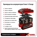 Возьмите Аккумулятор Einhell PXC Plus 18V 3,0Ah напрокат (Фото 3) в Москве