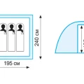 Возьмите Палатка Tramp Bell 3 v2 напрокат (Фото 2) в Москве
