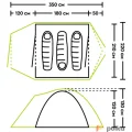 Возьмите Палатка Zelenoe More Kora 3 зелёный/бежевый ZMT003 напрокат (Фото 2) в Москве