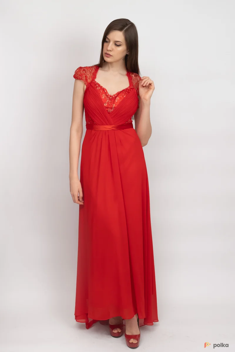 Возьмите Вечернее платье "Бургундия"р.44 напрокат (Фото 1) в Москве