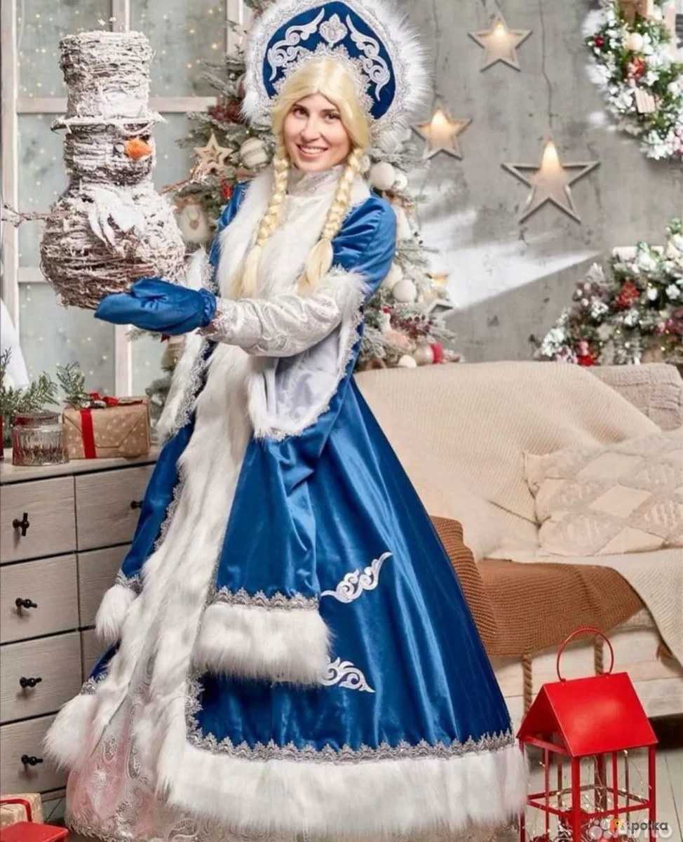 Возьмите Снегурочка синяя вип напрокат (Фото 1) в Москве