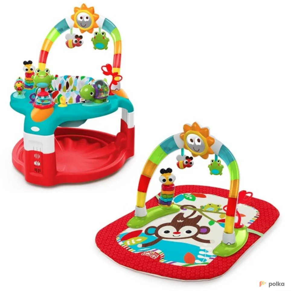 Возьмите ИГРОВОЙ ЦЕНТР 2 В 1 «РАДУГА»С КОВРИКОМ, BRIGHT STARTS напрокат (Фото 1) В Ростове-на-Дону