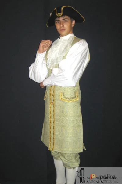 Возьмите Мужской исторический костюм для официантов, музыкантов напрокат (Фото 1) в Санкт-Петербурге