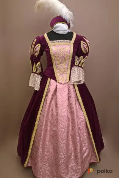 Возьмите Женское платье из бархата в стиле барокко напрокат (Фото 1) в Санкт-Петербурге