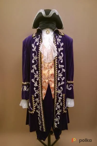 Возьмите Мужской исторический костюм барокко (Фиолетовый) напрокат (Фото 1) в Санкт-Петербурге