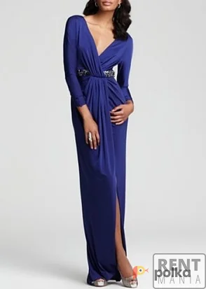 Возьмите Платье Hoaglund new york Blue Yewely Long Dress напрокат (Фото 1) в Москве