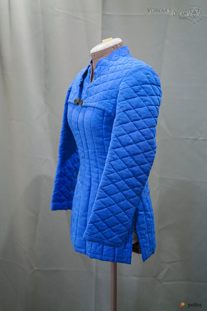 Возьмите Синий поддоспешник с болеро напрокат (Фото 1) в Москве