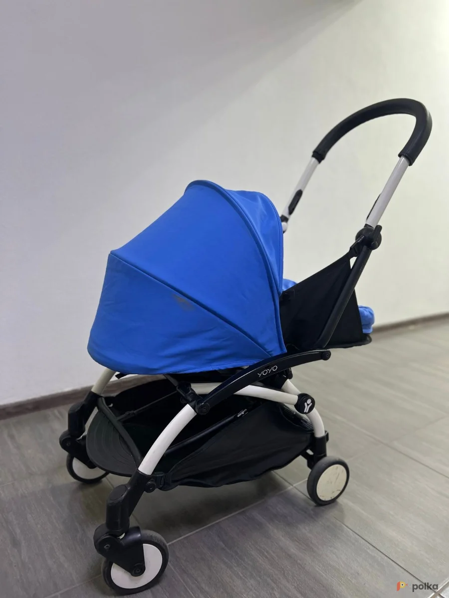 Возьмите Коляска yoyo цвет синий напрокат (Фото 1) в Москве