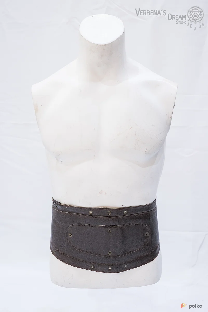 Возьмите Широкий темно-коричневый пояс напрокат (Фото 1) в Москве