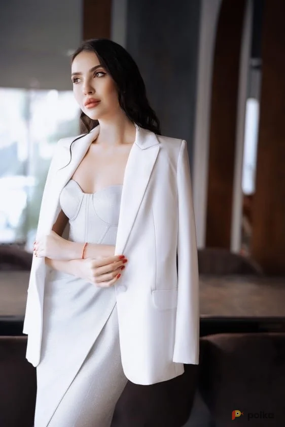 Возьмите Пиджак Нетти White напрокат (Фото 1) В Туле