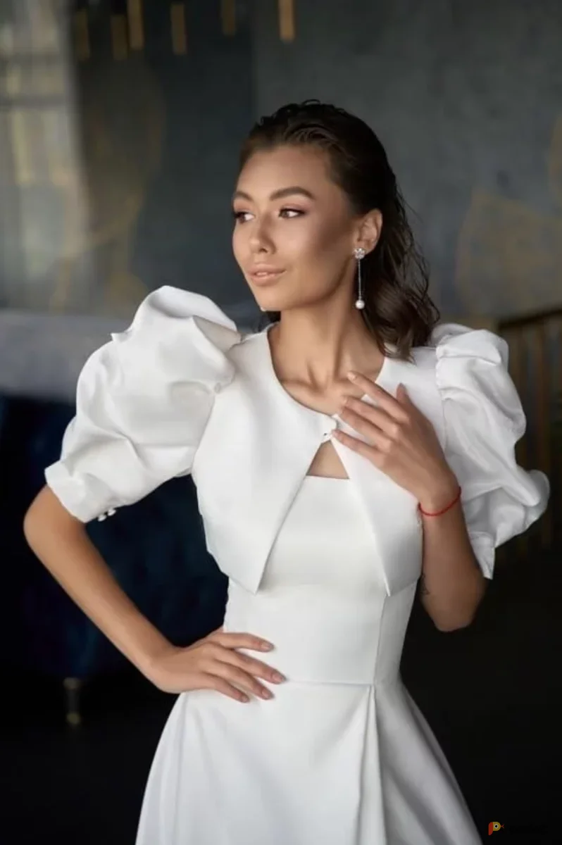 Возьмите Жакет Тати Белая напрокат (Фото 1) В Туле