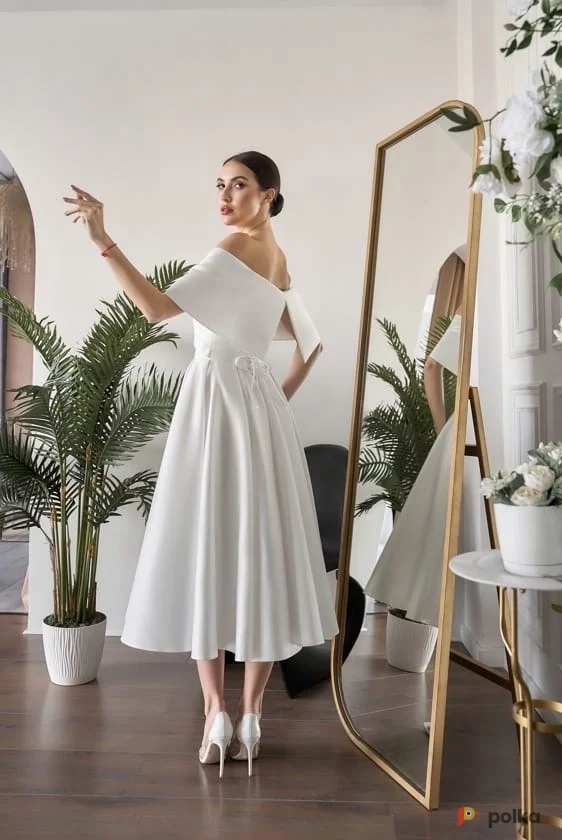 Возьмите Платье Альбина Белое миди напрокат (Фото 1) В Туле